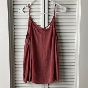 So Women's Mauve Spaghetti Strap Top